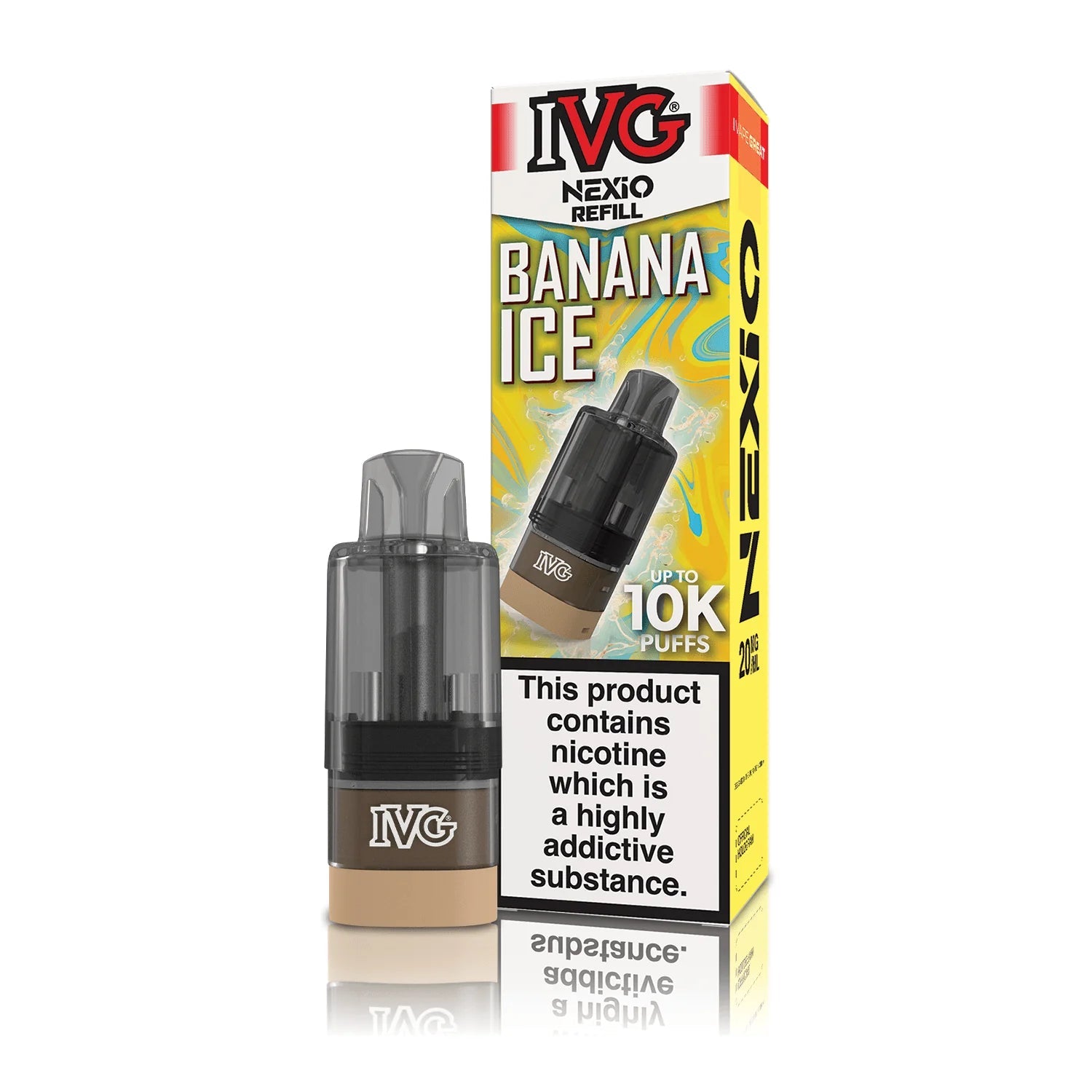 Shop IVG Nexio 10k Refill Pods - Banana Ice