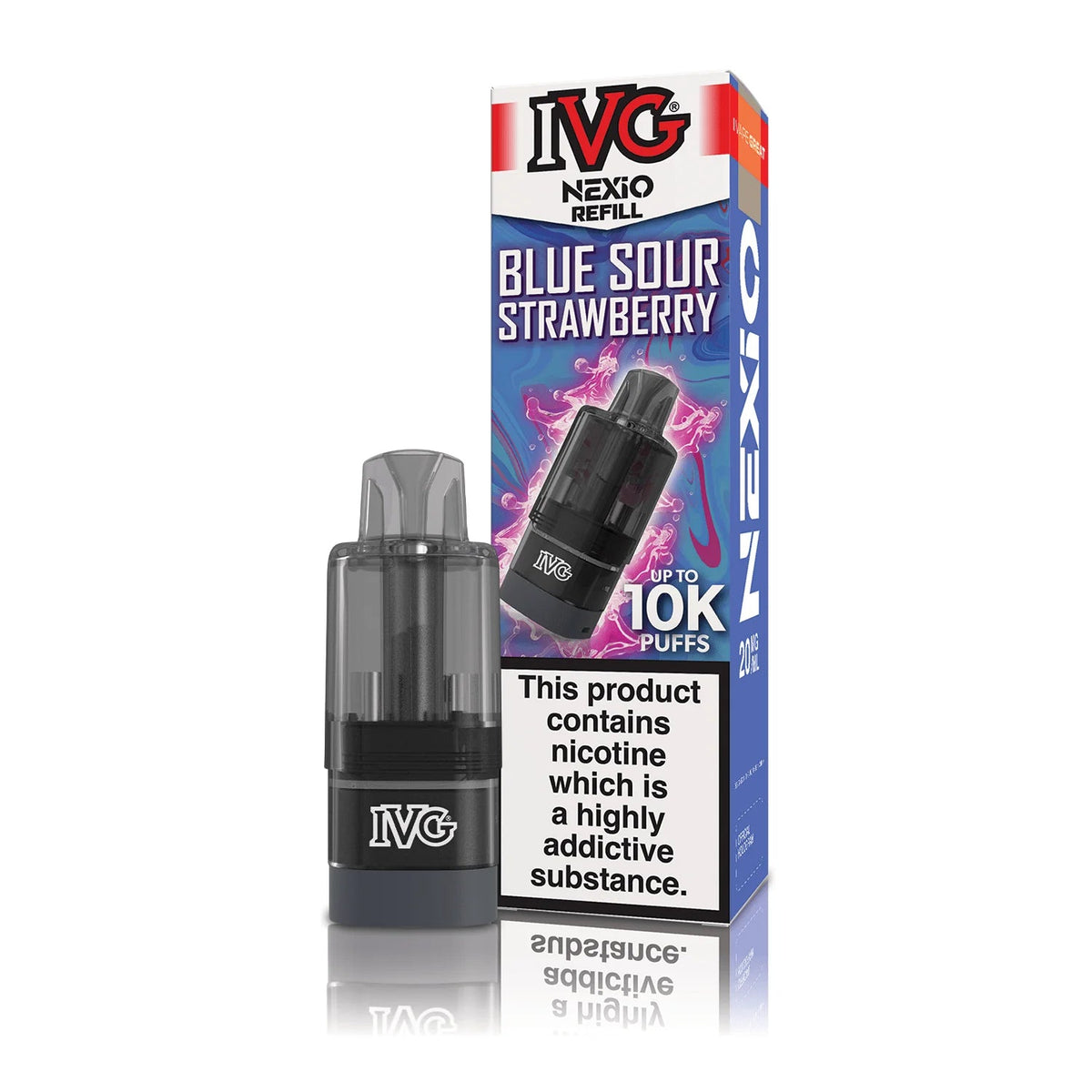 Shop IVG Nexio 10k Refill Pods - Blue Sour Raspberry