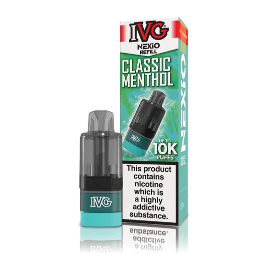 Shop IVG Nexio 10k Refill Pods - Classic Menthol