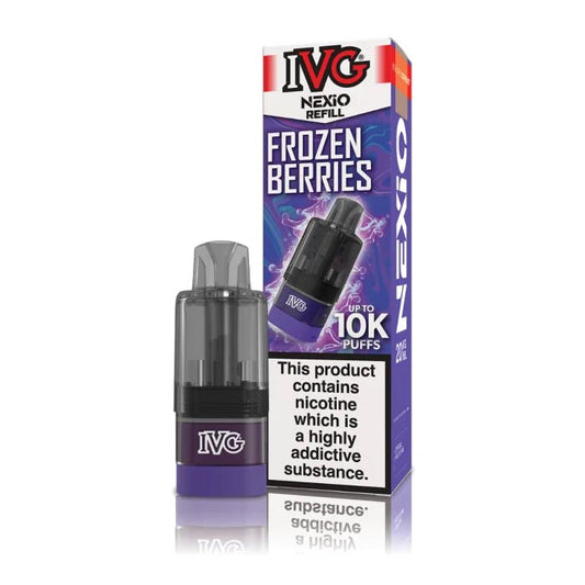 Shop IVG Nexio 10k Refill Pods - Frozen Berries