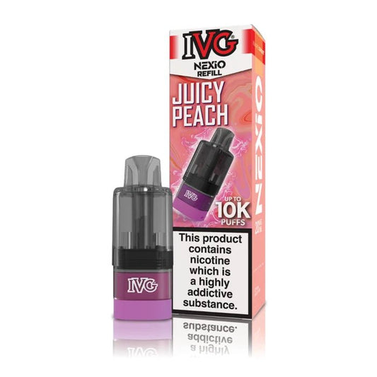 Shop IVG Nexio 10k Refill Pods - Juicy Peach