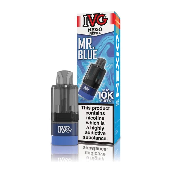 Shop IVG Nexio 10k Refill Pods - Mr Blue