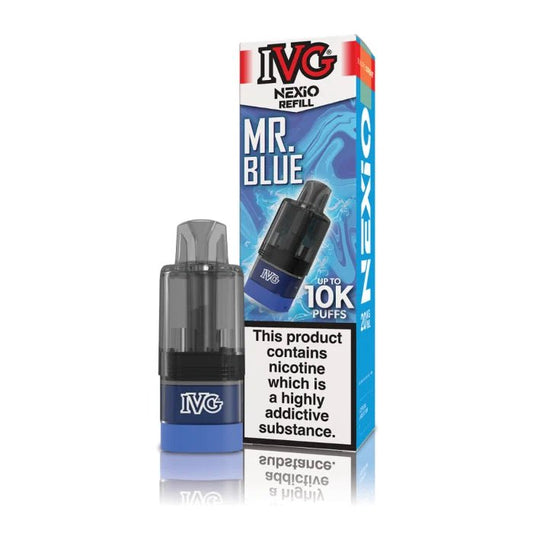 Shop IVG Nexio 10k Refill Pods - Mr Blue