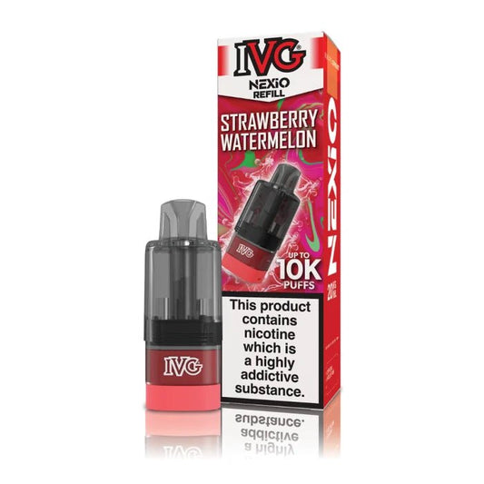 Shop IVG Nexio 10k Refill Pods - Strawberry Watermelon