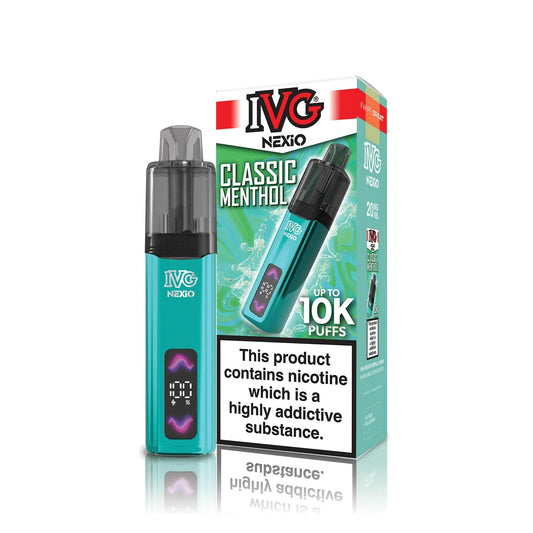 Shop IVG Nexio 10k Vape Kit - Classic Menthol