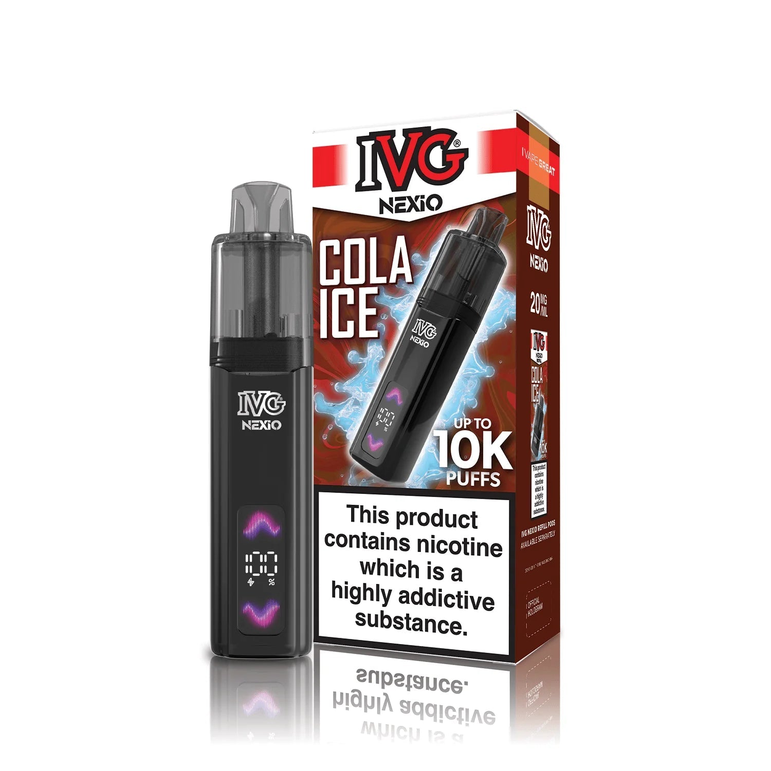 Shop IVG Nexio 10k Vape Kit - Cola Ice