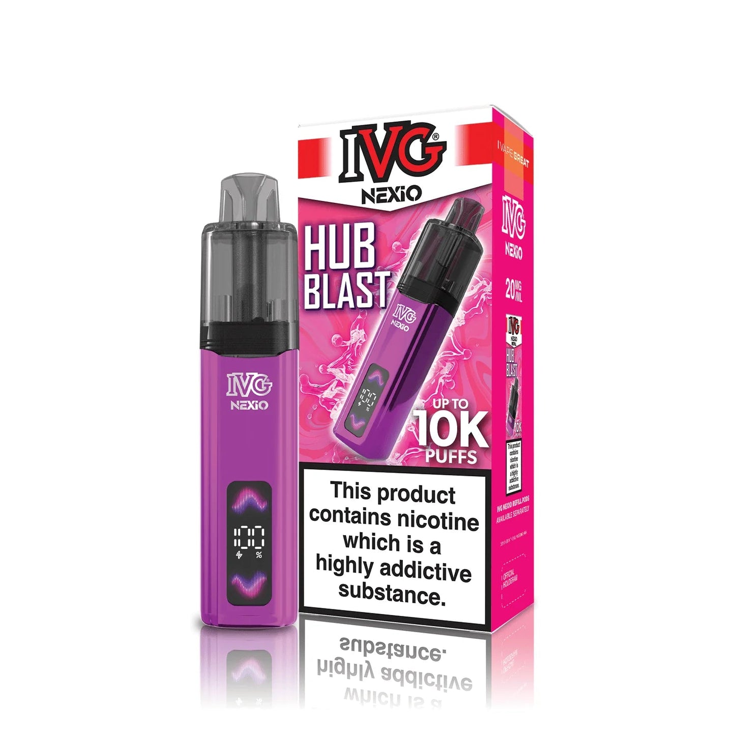 Shop IVG Nexio 10k Vape Kit - Hub Blast
