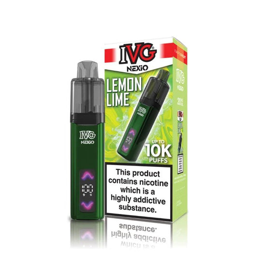 Shop IVG Nexio 10k Vape Kit - Lemon Lime