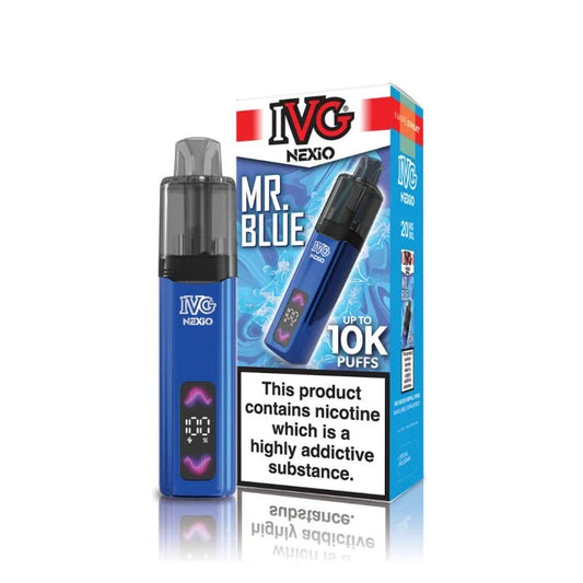 Shop IVG Nexio 10k Vape Kit - Mr Blue