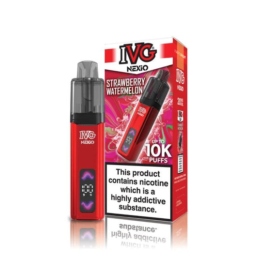 Shop IVG Nexio 10k Vape Kit - Strawberry Watermelon