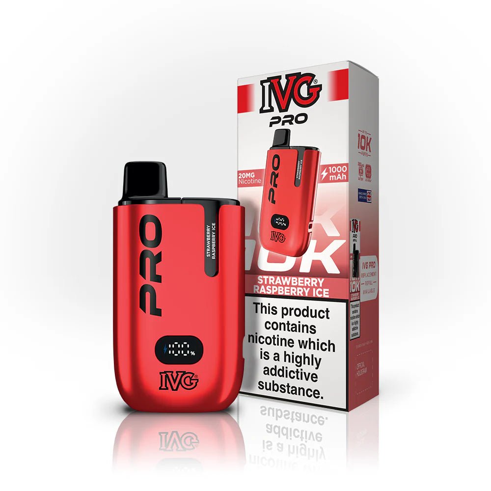 Shop IVG Pro 10000 - Strawberry Raspberry Ice - Pack of 5