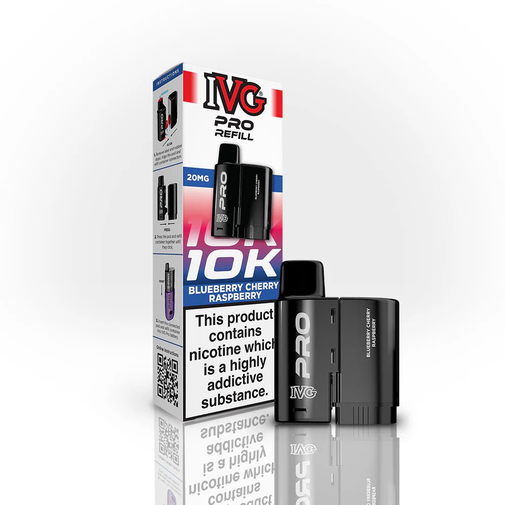 Shop IVG Pro 12 Pods - Blueberry Cherry Raspberry - Pack of 5