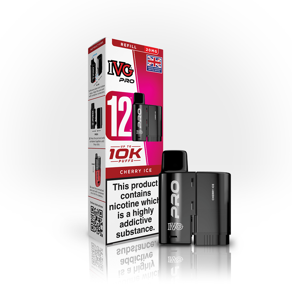 Shop IVG Pro 12 Pods - Cherry Ice