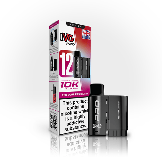 Shop IVG Pro 12 Pods - Red Sour Raspberry