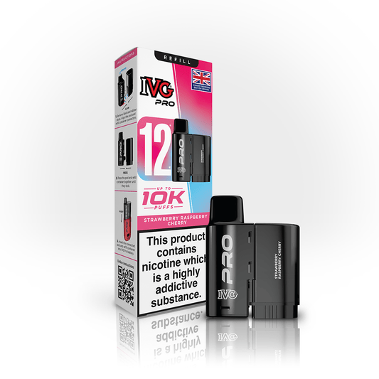 Shop IVG Pro 12 Pods - Strawberry Raspberry Cherry