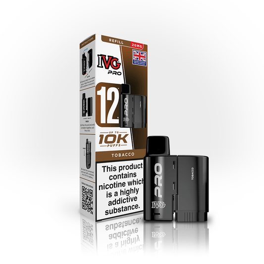 Shop IVG Pro 12 Pods - Tobacco
