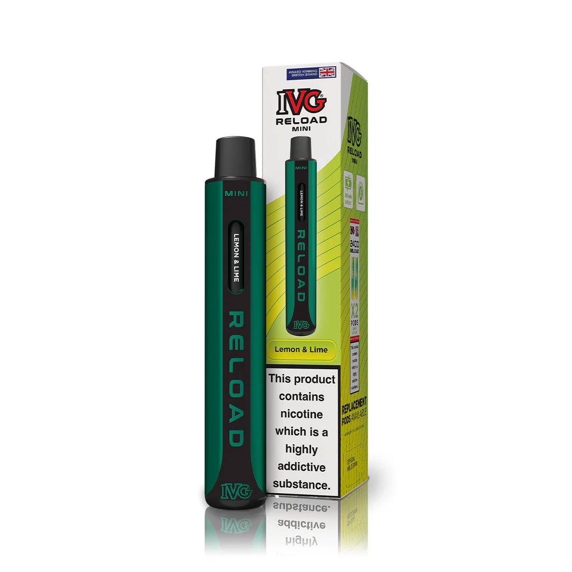 Shop IVG Reload Mini - Lemon & Lime