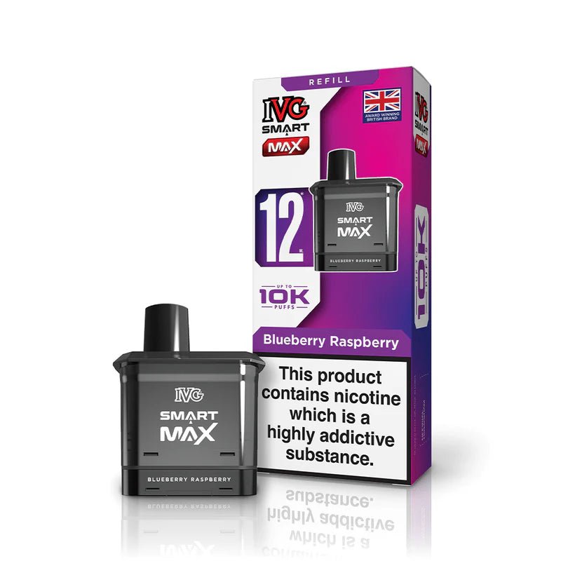 Shop IVG Smart Max 10k Replacement Pods - Blueberry Raspberry