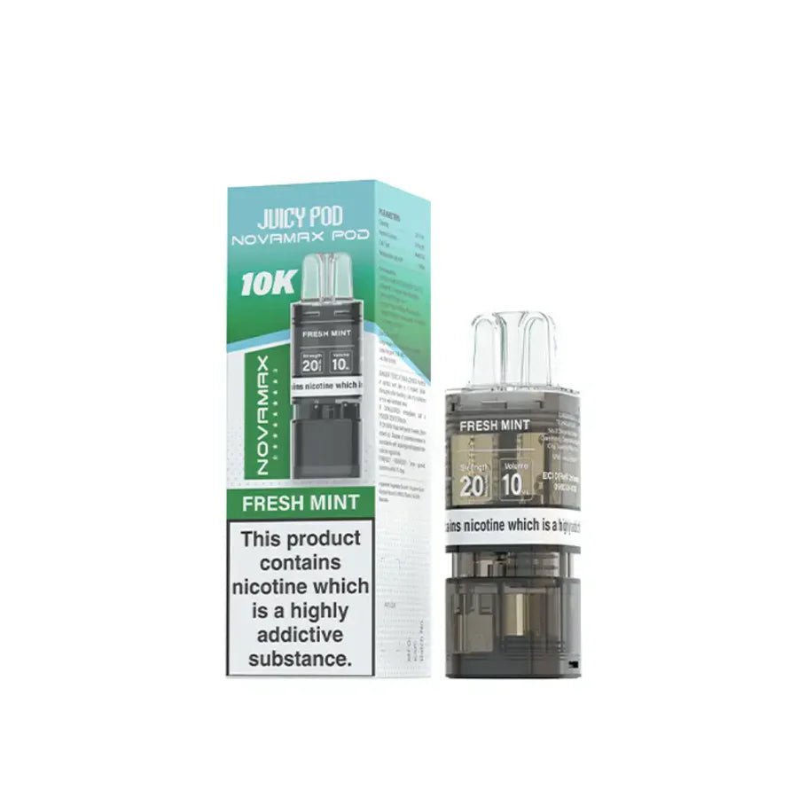 Shop Juicy Pod Novamax 10k Pods - Fresh Mint