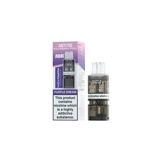 Shop Juicy Pod Novamax 10k Pods - Purple Dream