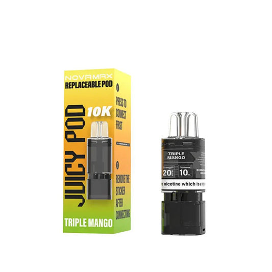 Shop Juicy Pod Novamax 10k Pods - Triple Mango