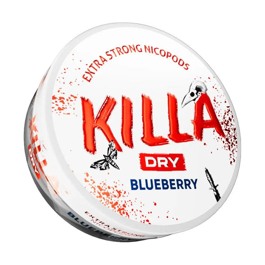 Shop Killa Dry Nicotine Pouches Blueberry - 9.6mg