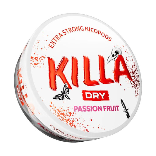Shop Killa Dry Nicotine Pouches Passionfruit - 9.6mg
