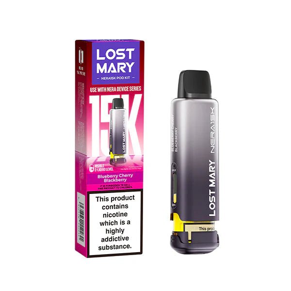 Shop Lost Mary Nera 30k Replacement Pods - Blueberry Cherry Blackberry