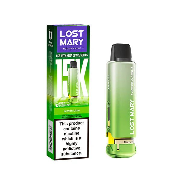 Shop Lost Mary Nera 30k Replacement Pods - Lemon Lime