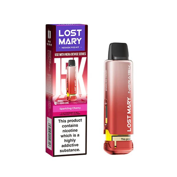 Shop Lost Mary Nera 30k Replacement Pods - Sparkling Cherry