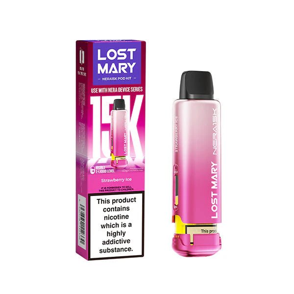Shop Lost Mary Nera 30k Replacement Pods - Strawberry Ice