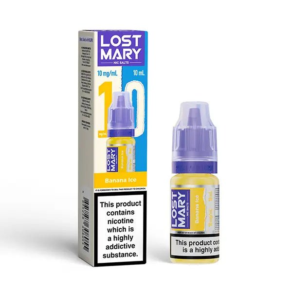 Shop Lost Mary Nic Salt - Banana Ice - Pack of 10