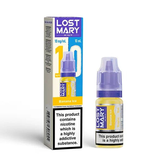 Shop Lost Mary Nic Salt - Banana Ice - Pack of 10