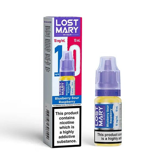 Shop Lost Mary Nic Salt - Blue Sour Raspberry - Pack of 10