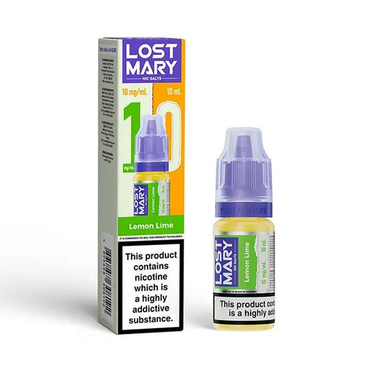 Shop Lost Mary Nic Salt - Lemon Lime - Pack of 10