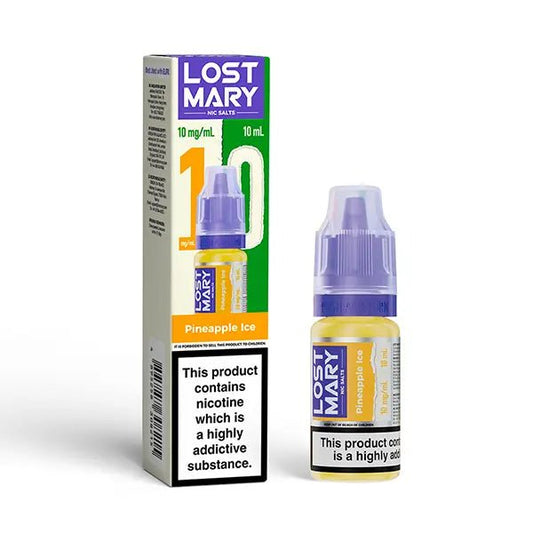 Shop Lost Mary Nic Salt - Pineapple Ice - Pack of 10