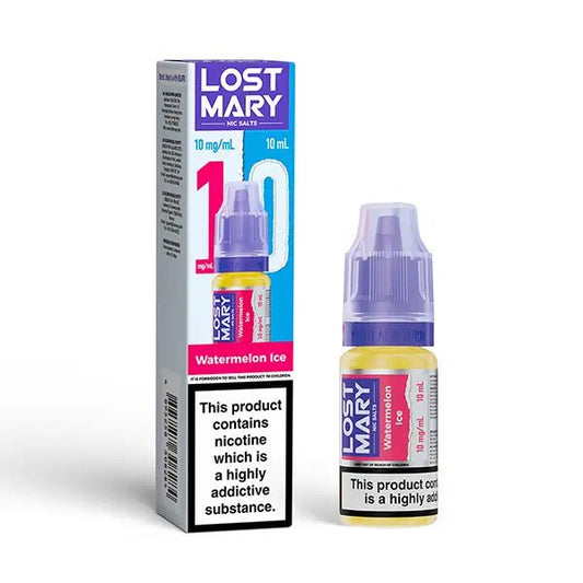 Shop Lost Mary Nic Salt - Watermelon Ice - Pack of 10