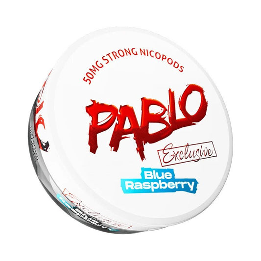 Shop Pablo Exclusive Nicotine Pouches Blue Raspberry - 30mg