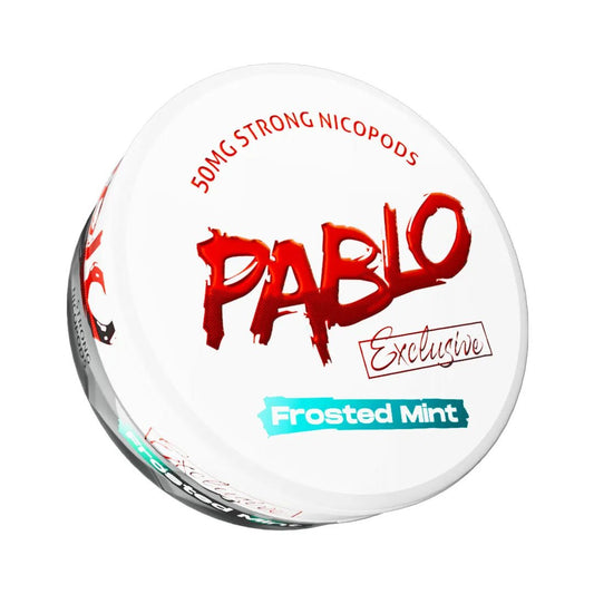 Shop Pablo Exclusive Nicotine Pouches Frosted Mint - 30mg