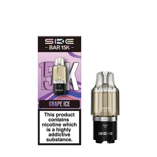 Shop Ske Bar 15k Refill Pods - Grape Ice