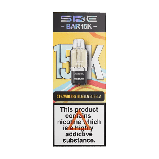 Shop Ske Bar 15k Refill Pods - Strawberry Hubbla Bubba