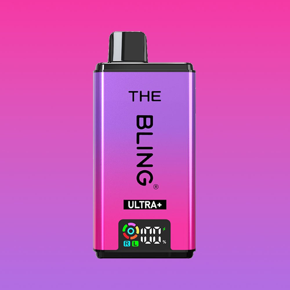 Shop The Bling Ultra Plus 30k Pods - Grape Gummy Bear/Strawberry Gummy Bear