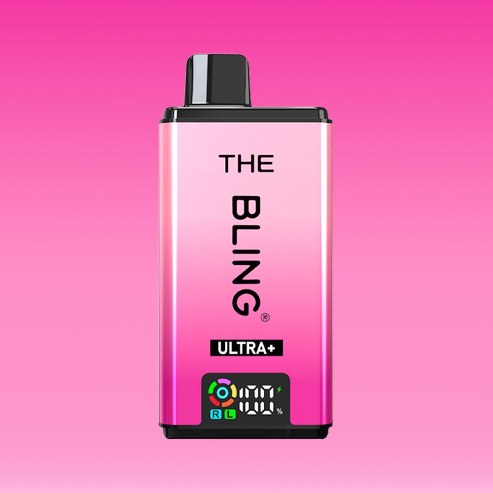 Shop The Bling Ultra Plus 30k Pods - Strawberry Raspberry Cherry Ice/Strawberry Blueberry Raspberry