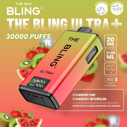 Shop The Bling Ultra Plus 30k Vape Kit Box of 5