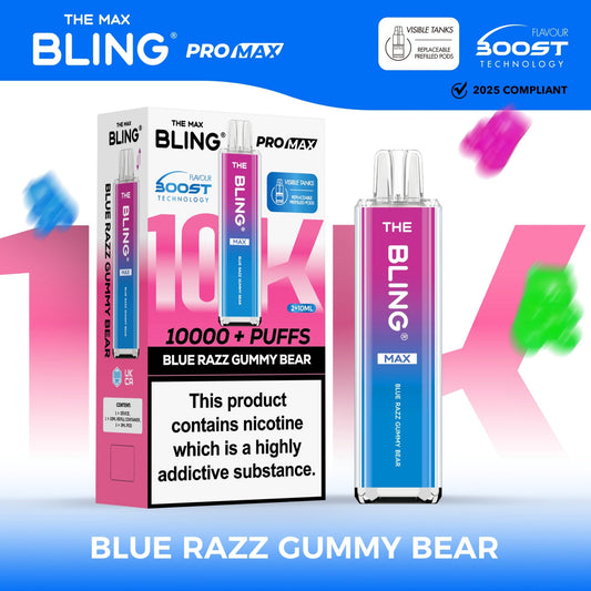 Shop The Crystal Bling Max 10000 - Blue Razz Gummy Bear