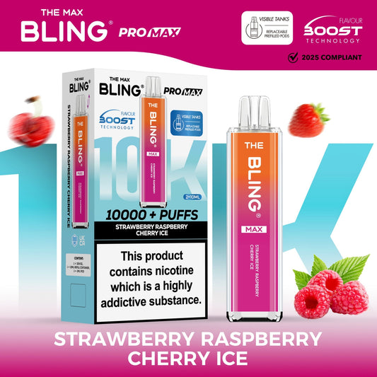 Shop The Crystal Bling Max 10000 - Strawberry Raspberry Cherry Ice