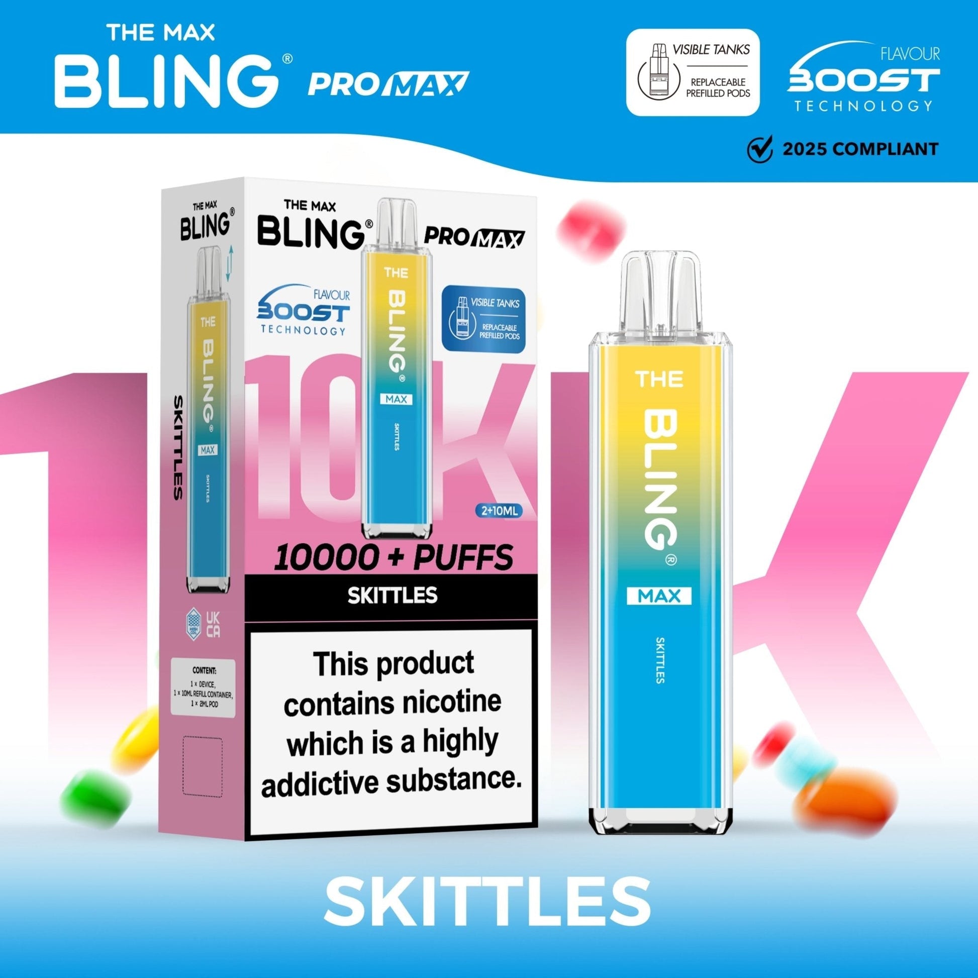 Shop 🎁 The Crystal Bling Max 10k Vape Kit Box of 5 (100% off)