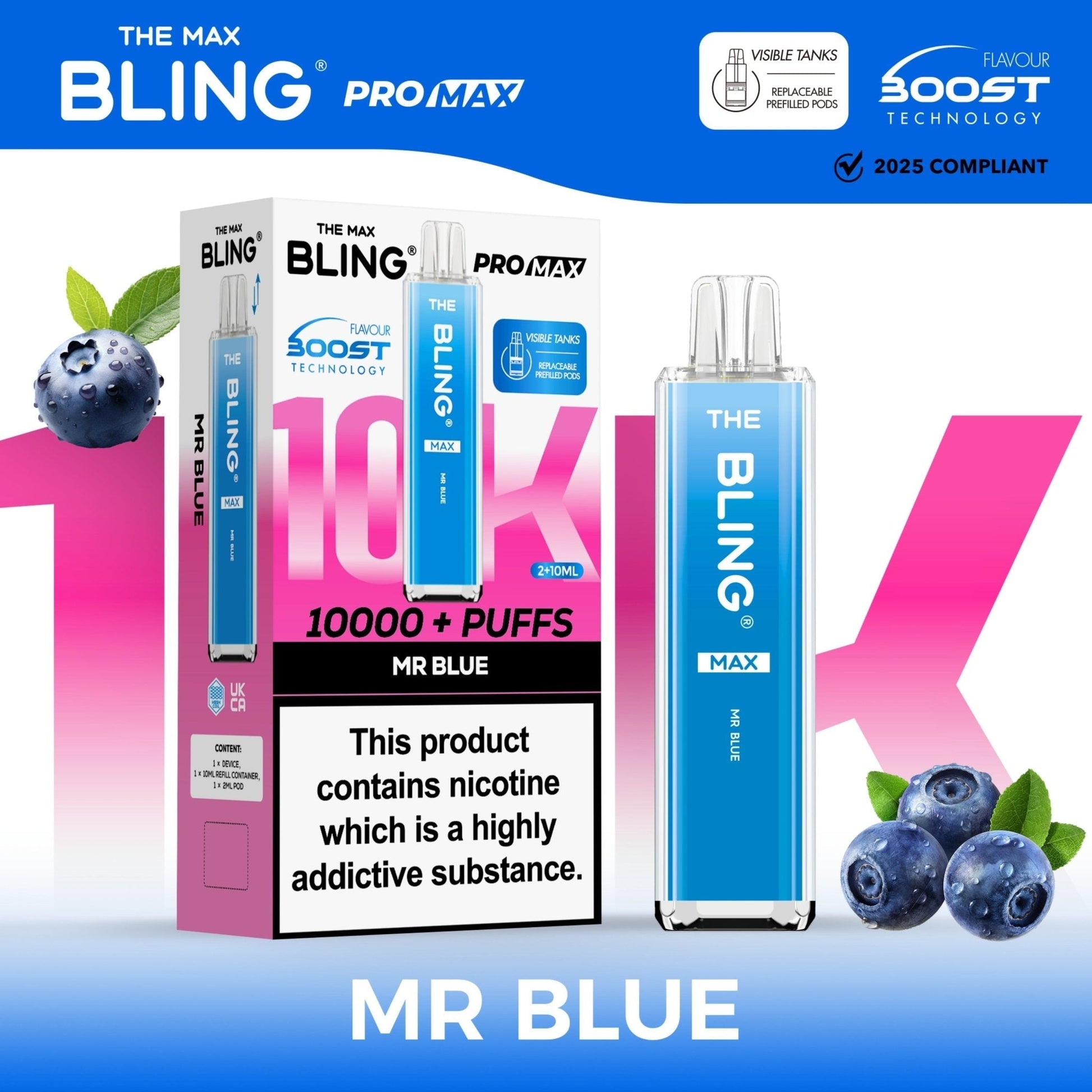 Shop 🎁 The Crystal Bling Max 10k Vape Kit Box of 5 (100% off)