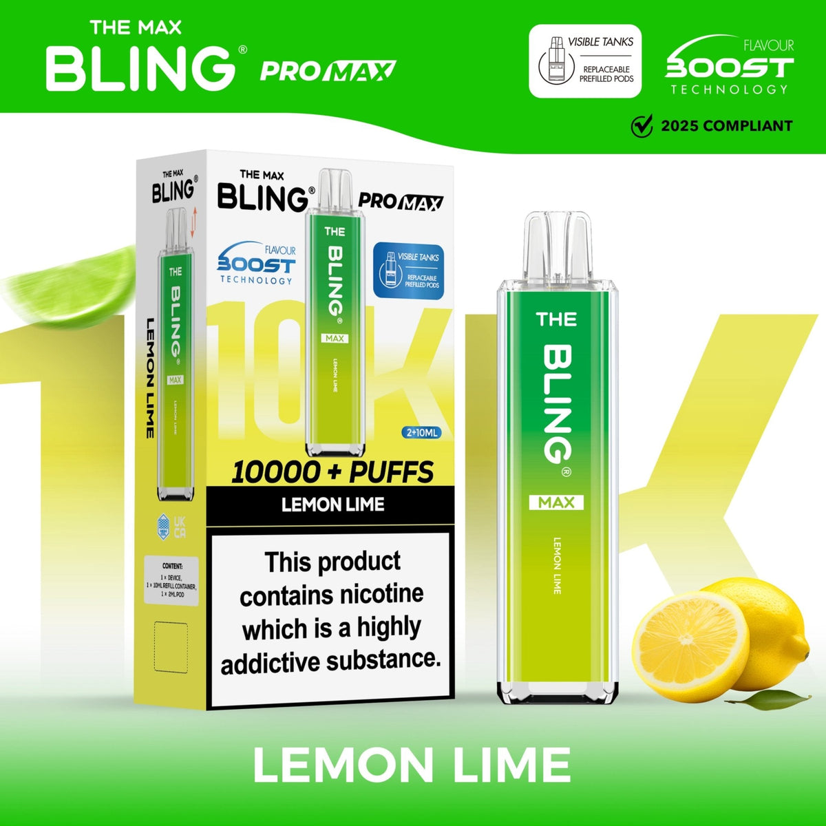 Shop The Crystal Bling Max 10k Vape Kit Box of 5