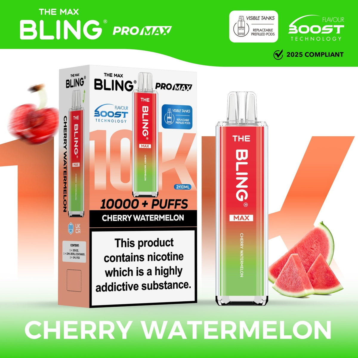 Shop The Crystal Bling Max 10k Vape Kit Box of 5